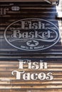 Fish Basket mobile fish bar food truck logo