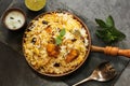 Fish Biryani with Raita