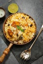 Fish Biryani with Raita Royalty Free Stock Photo