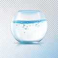 Fish Bowl Water Bubbles Transparent