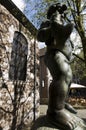 Fish boy fountain in Aachen/Germany Royalty Free Stock Photo