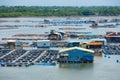 Fish breeding farms in Vietnam Royalty Free Stock Photo