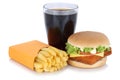 Fish burger fishburger hamburger and french fries menu meal comb