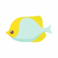 Fish butterfly icon, cartoon style Royalty Free Stock Photo