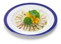 Fish carpaccio, italian dish