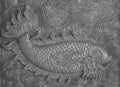 Fish carve Royalty Free Stock Photo