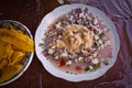 Fish ceviche, typical ecuadorian dish