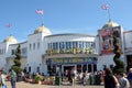 Fish and Chip shop advertised on Clacton Pier