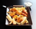 Fish and chips Royalty Free Stock Photo