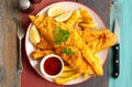 Fish and chips Royalty Free Stock Photo