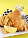 Fish and chips platter