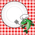 Fish Cookout Invite Royalty Free Stock Photo