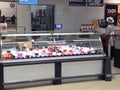 Fish counter in a superstore.