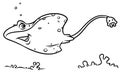 Fish cramp-fish coloring pages