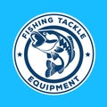 Fish emblem logo template