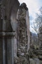 With fish eye inside Grigori Bardzrakash Monastery in Lori Armenia Royalty Free Stock Photo