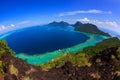 Fish eye view from bohey dulang Royalty Free Stock Photo