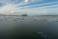 Fish farm on Taal Lake. Royalty Free Stock Photo