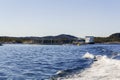 Fish farming in Norway sea Royalty Free Stock Photo