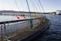 Fish farming in Norway sea Royalty Free Stock Photo