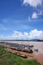 Fish farms in Khong river