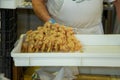 fish festival restaurants cook fish from the sea pinarella di cervia Royalty Free Stock Photo