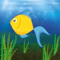 Fish figure design Royalty Free Stock Photo