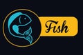 Fish figure design Royalty Free Stock Photo
