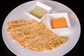 Fish fillets with sauces Royalty Free Stock Photo