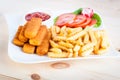 Fish fingers Royalty Free Stock Photo