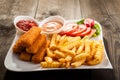 Fish fingers Royalty Free Stock Photo