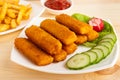 Fish fingers Royalty Free Stock Photo