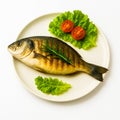 Fish Food ConceptÃ¢â¬\' AI Generated Image Royalty Free Stock Photo
