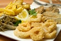 Fish fried Royalty Free Stock Photo