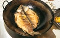 Fish frying techniques