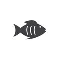 Fish graphic design template vector isolated