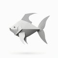 Fish Icon Emoji design Royalty Free Stock Photo
