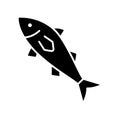 Fish icon vector. trout illustration sign. salmon symbol. sea ??food logo.