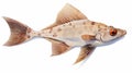 Skate Fish On White Background: A Stunning Artistic Representation