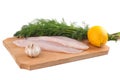 Fish, lemon and fresh dill