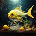 Fish lemon tetra