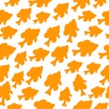 Fish seamless pattern. Vector color image background. Royalty Free Stock Photo