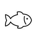 Fish line icon vector illustration eps 10 isolated