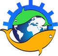 Fish logo Royalty Free Stock Photo