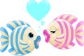 Fish love Royalty Free Stock Photo