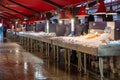 fish market chioggia and sottomarina city in the venetian lagoon near venice famous for its fishing ports Royalty Free Stock Photo