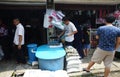 Fish market equiptment store