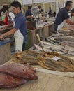 Fish Market in Funchal, Madeira, Portugal Royalty Free Stock Photo