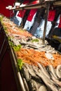 Fish market in Venice, Italy. Royalty Free Stock Photo