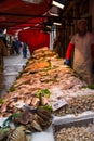 Fish market in Venice, Italy. Royalty Free Stock Photo